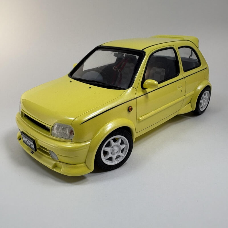 フジミ K11マーチニスモ改 ワイドトレッドバージョン画像4