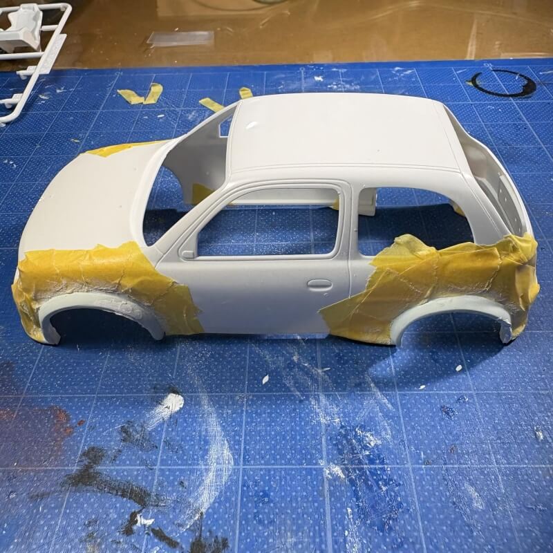 フジミ K11マーチニスモ改 ワイドトレッドバージョン画像5