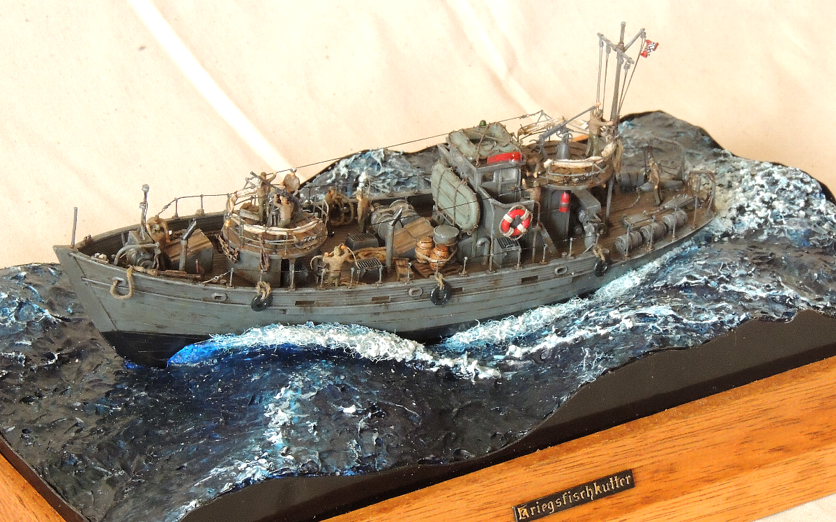 ドイツ海軍 戦闘漁船 1/144画像1