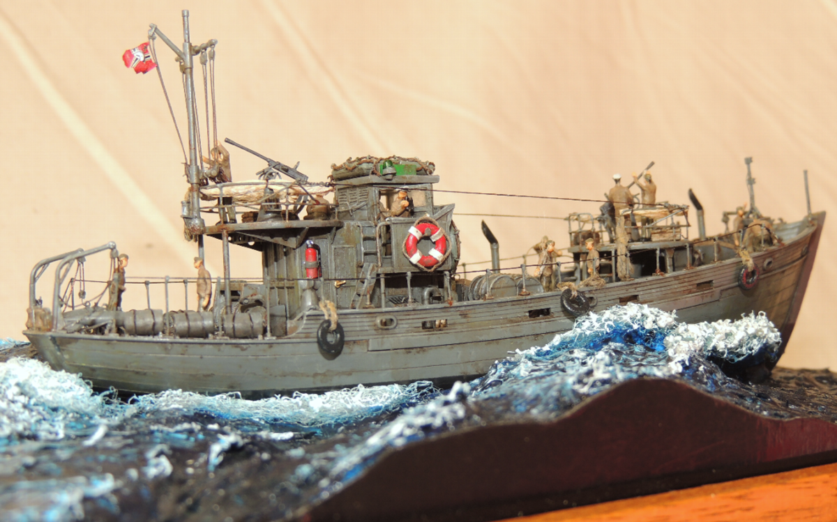 ドイツ海軍 戦闘漁船 1/144画像2