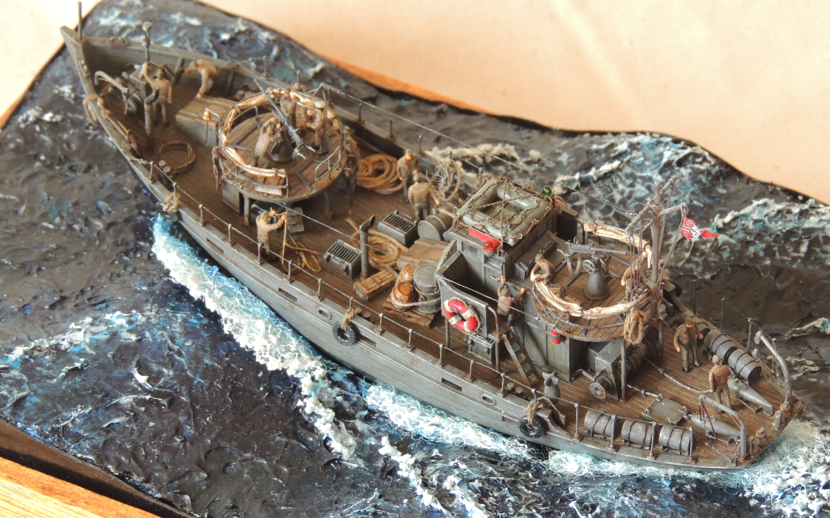 ドイツ海軍 戦闘漁船 1/144画像4