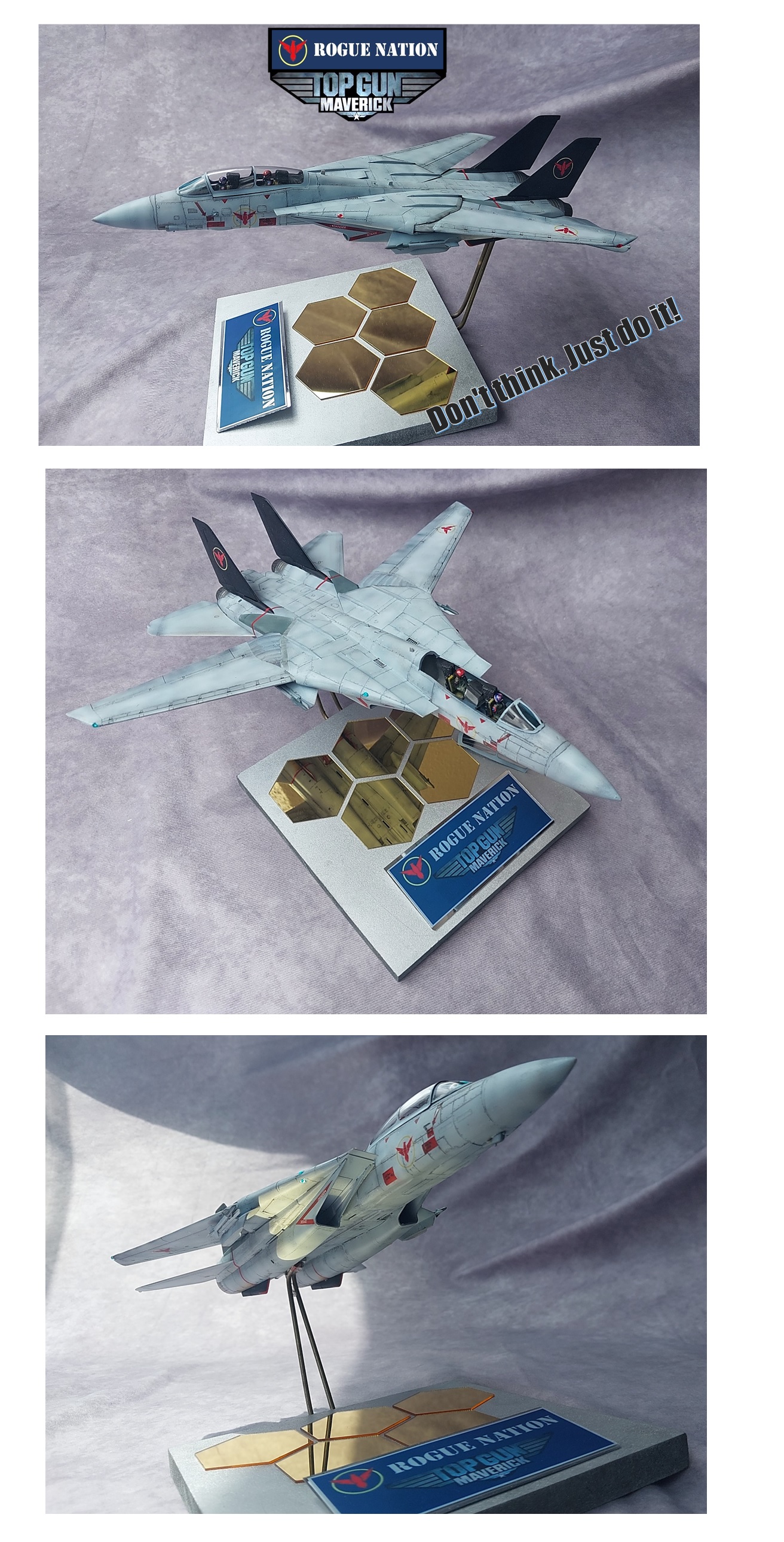 1/144 映画 トップガン マーベリック ならず者国家の F-14A トム