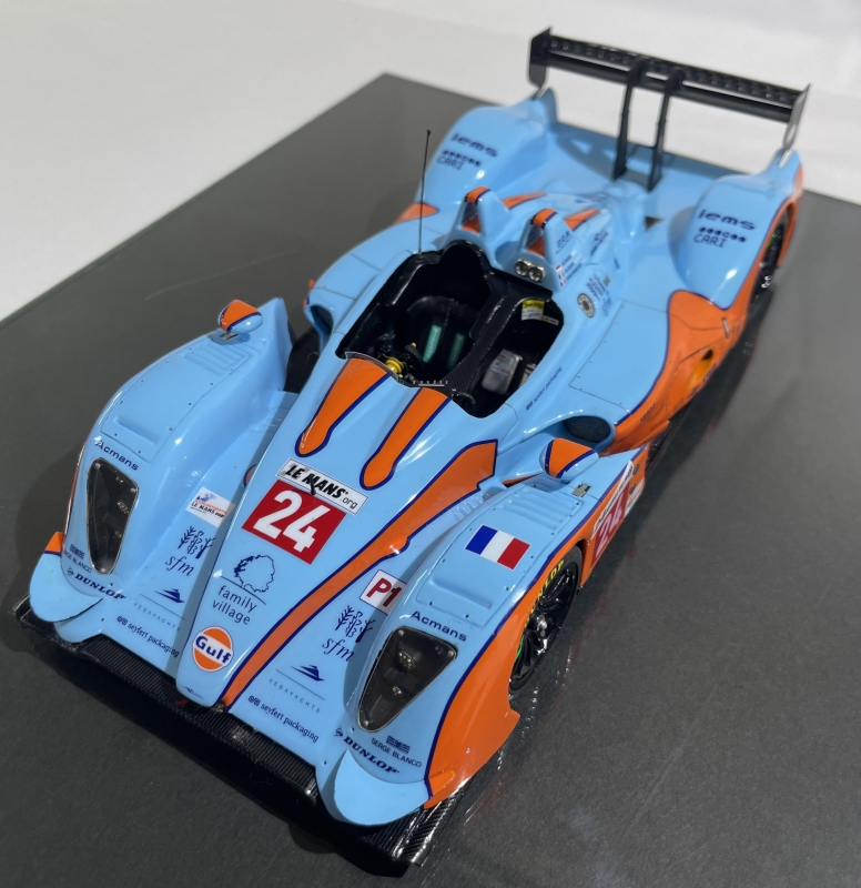 simil R+ST27 1/24 OAK Pescarolo 01 Gulf LMP1 LM 2011 ♯24画像2