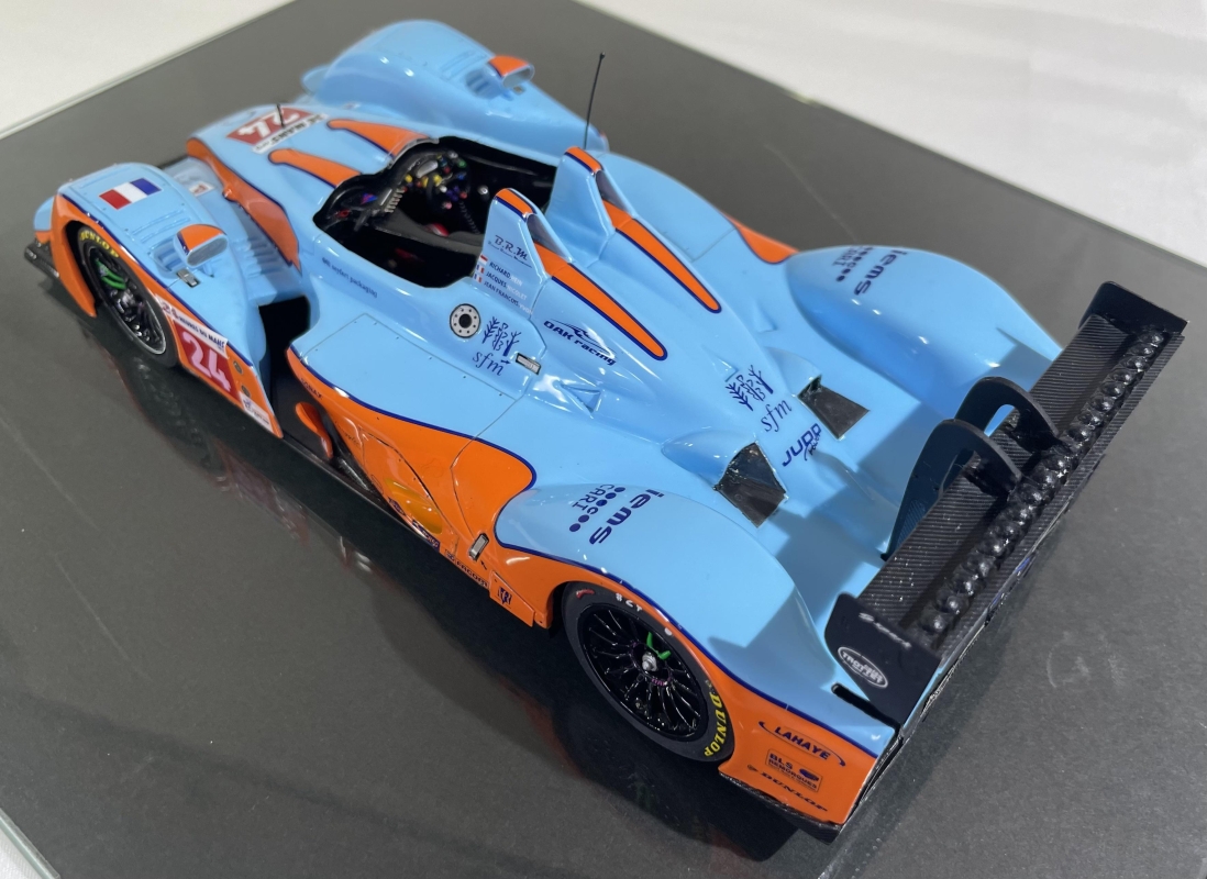 simil R+ST27 1/24 OAK Pescarolo 01 Gulf LMP1 LM 2011 ♯24画像4