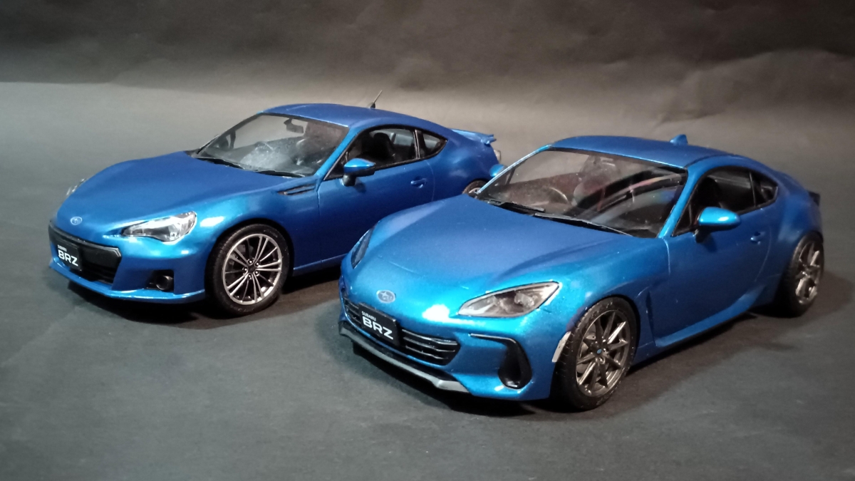 【2012・2021年  ㈱アオシマ・㈱タミヤ 1/24】SUBARU BRZ(スバル BRZ)画像1