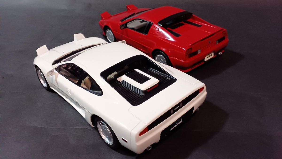 【1986、1987年 フジミ模型㈱ 1/24】NISSAN MID-4、mid4（ニッサン ミッド4）画像2