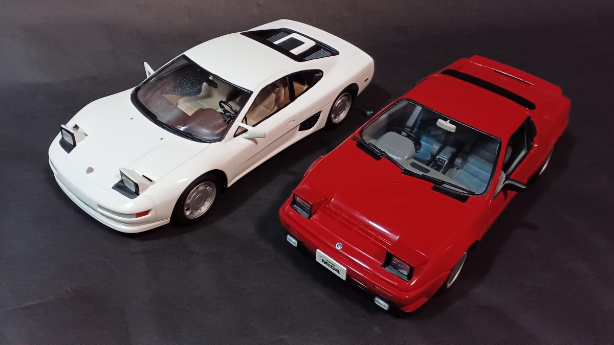 【1986、1987年 フジミ模型㈱ 1/24】NISSAN MID-4、mid4（ニッサン ミッド4）画像4