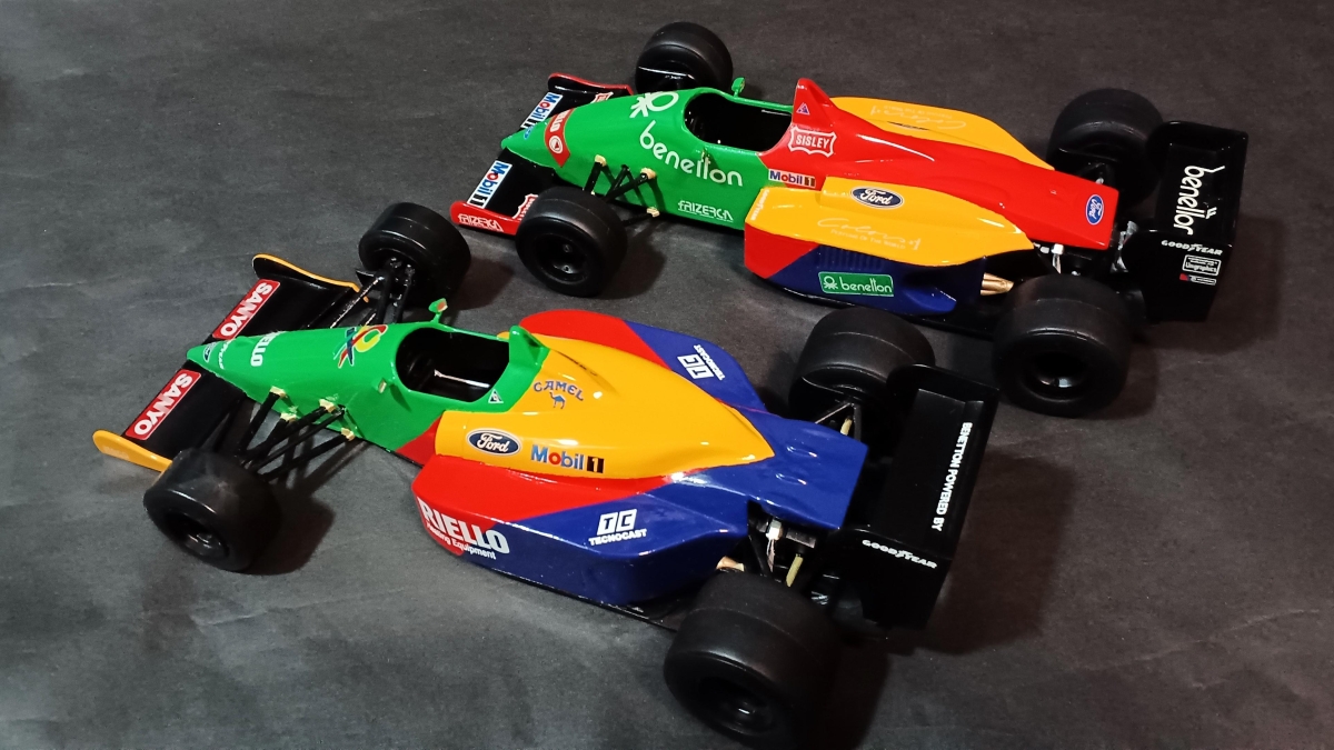 【1988・1989年 グンゼ産業㈱+㈱ハセガワ 1/24】BENETON Ford B187・B188（ベネトン フォード）画像1