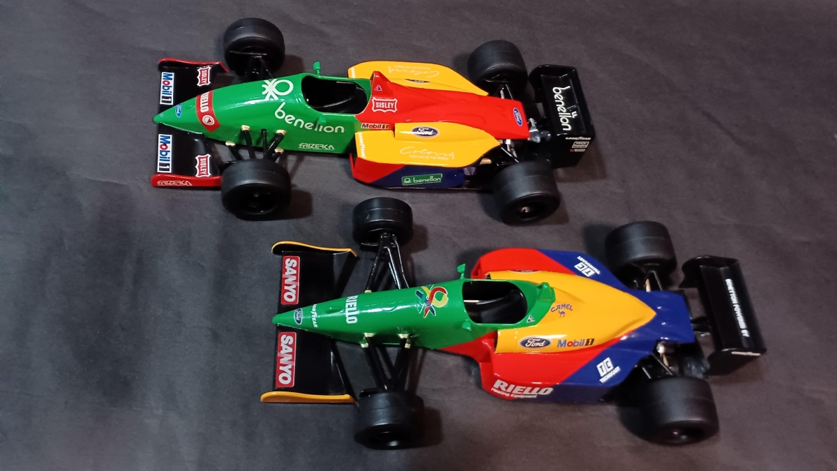 【1988・1989年 グンゼ産業㈱+㈱ハセガワ 1/24】BENETON Ford B187・B188（ベネトン フォード）画像2
