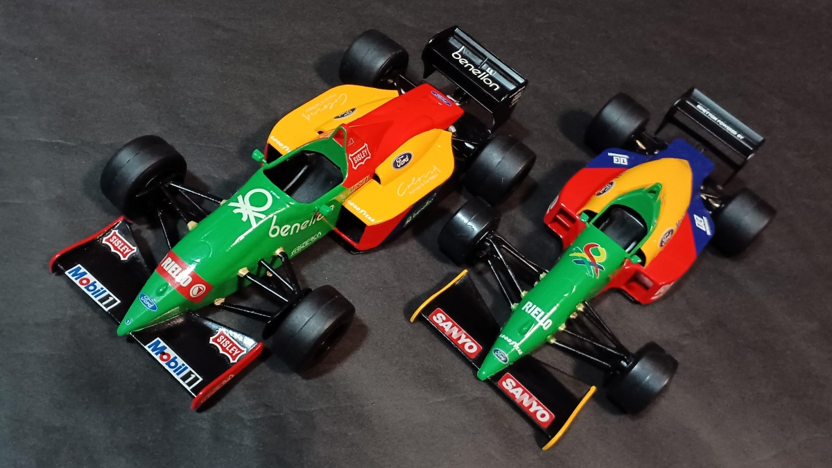 【1988・1989年 グンゼ産業㈱+㈱ハセガワ 1/24】BENETON Ford B187・B188（ベネトン フォード）画像4