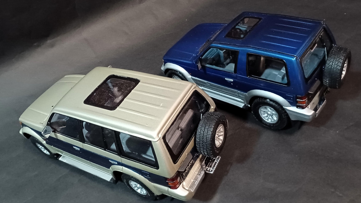 【1993年 ㈱アオシマ文化教材社、㈱タミヤ 1/24】MITSUBISHI PAJERO（ミツビシ パジェロ）画像2