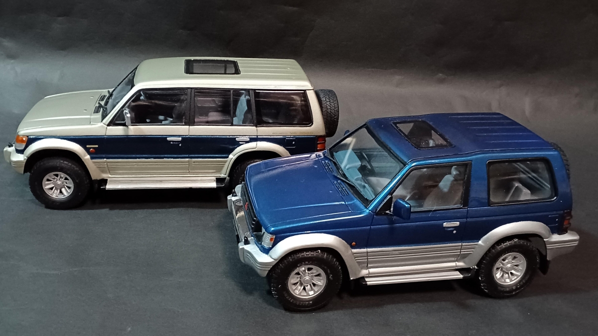 【1993年 ㈱アオシマ文化教材社、㈱タミヤ 1/24】MITSUBISHI PAJERO（ミツビシ パジェロ）画像3