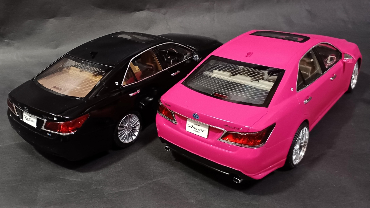 【2014年 ㈱アオシマ文化教材社 1/24】TOYOTA CROWN ATHLETE、Royalsaloon（トヨタ クラウン アスリート、ロイヤルサルーン）画像2