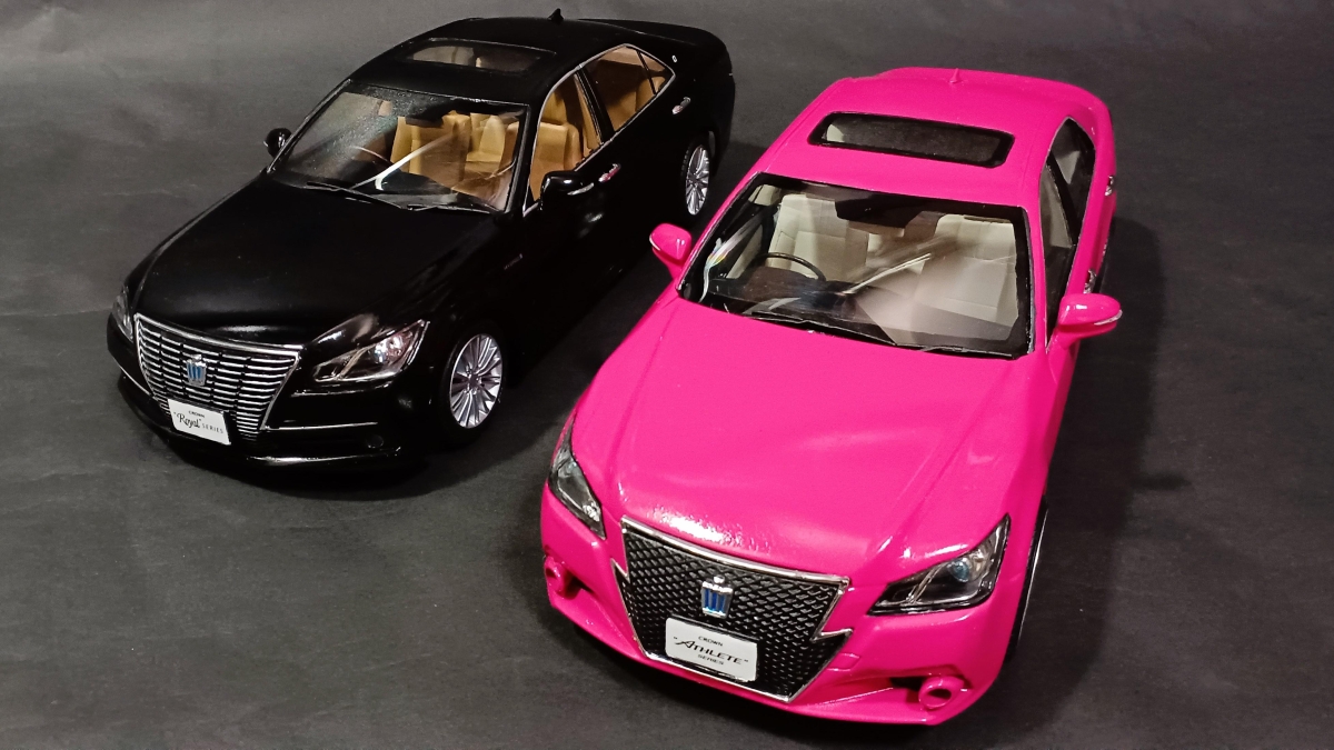 【2014年 ㈱アオシマ文化教材社 1/24】TOYOTA CROWN ATHLETE、Royalsaloon（トヨタ クラウン アスリート、ロイヤルサルーン）画像3
