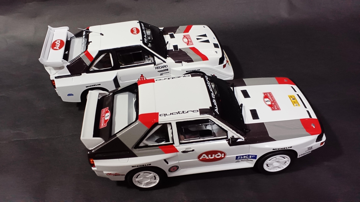 【2018年 BEEMAX 1/24】Audi quattro S1、S1 evo2（アウディ クワトロ S1、S1 evo2）画像1