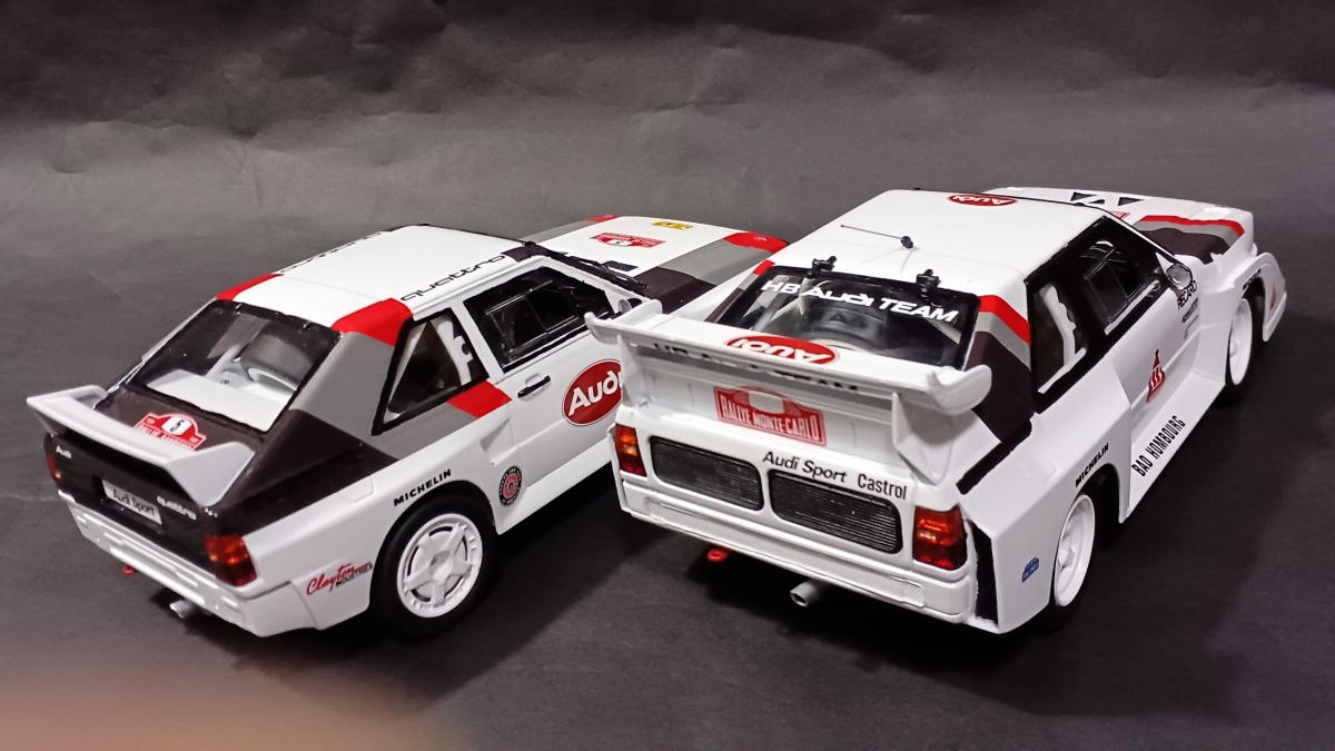 【2018年 BEEMAX 1/24】Audi quattro S1、S1 evo2（アウディ クワトロ S1、S1 evo2）画像2
