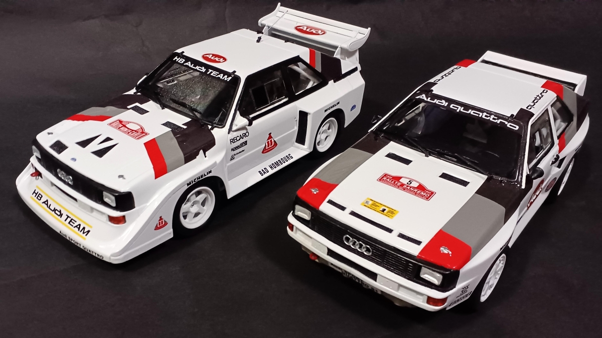 【2018年 BEEMAX 1/24】Audi quattro S1、S1 evo2（アウディ クワトロ S1、S1 evo2）画像3