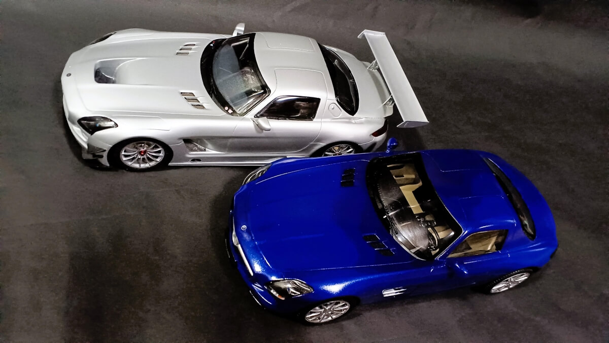 【2013年 フジミ模型㈱ 1/24】Mercedes Benz SLS AMG、同 GT3（メルセデスベンツ SLS AMG、同GT3）画像1