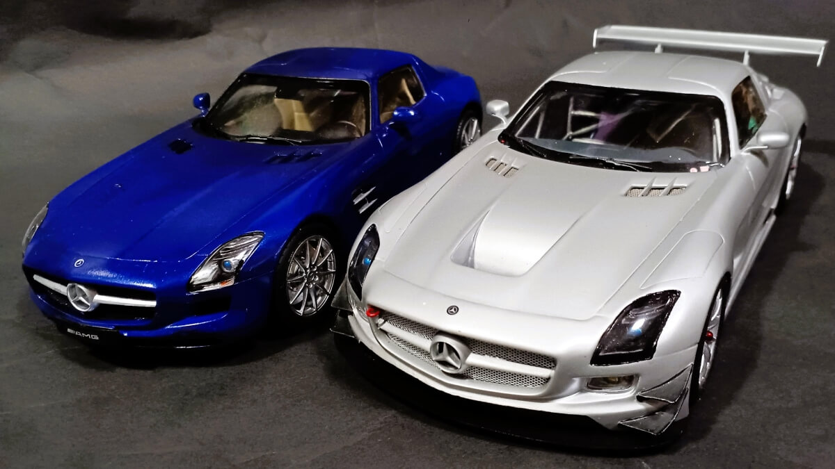 【2013年 フジミ模型㈱ 1/24】Mercedes Benz SLS AMG、同 GT3（メルセデスベンツ SLS AMG、同GT3）画像3