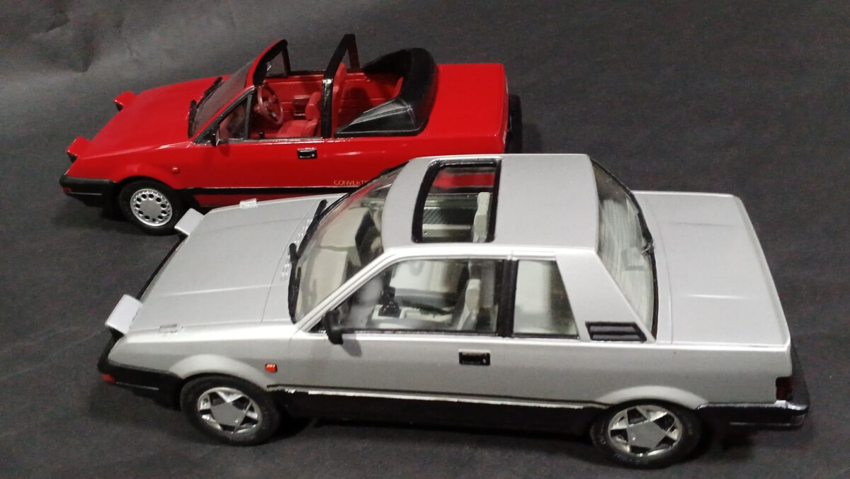【1983～1986年 オオタキ模型㈱ 1/24】NISSAN PULSER EXA-E 、同 CONVERTIBLE（ニッサン パルサーエクサ）画像2