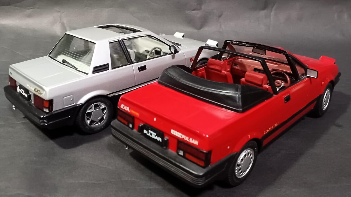 【1983～1986年 オオタキ模型㈱ 1/24】NISSAN PULSER EXA-E 、同 CONVERTIBLE（ニッサン パルサーエクサ）画像3