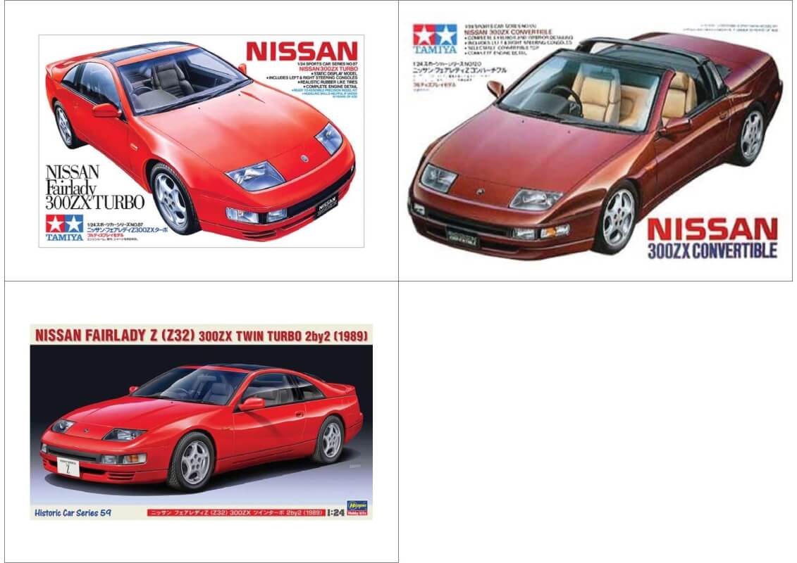 【1992㈱タミヤ、 2023㈱ハセガワ 1/24】NISSAN Fairlady Z（ニッサン フェアレディーＺ）画像5