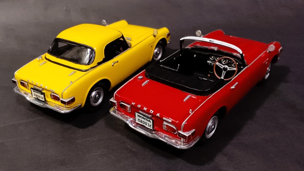 【1989年 日東科学教材㈱ 1/24】HONDA SPORTS 800M（ホンダ スポーツ 800M）画像2