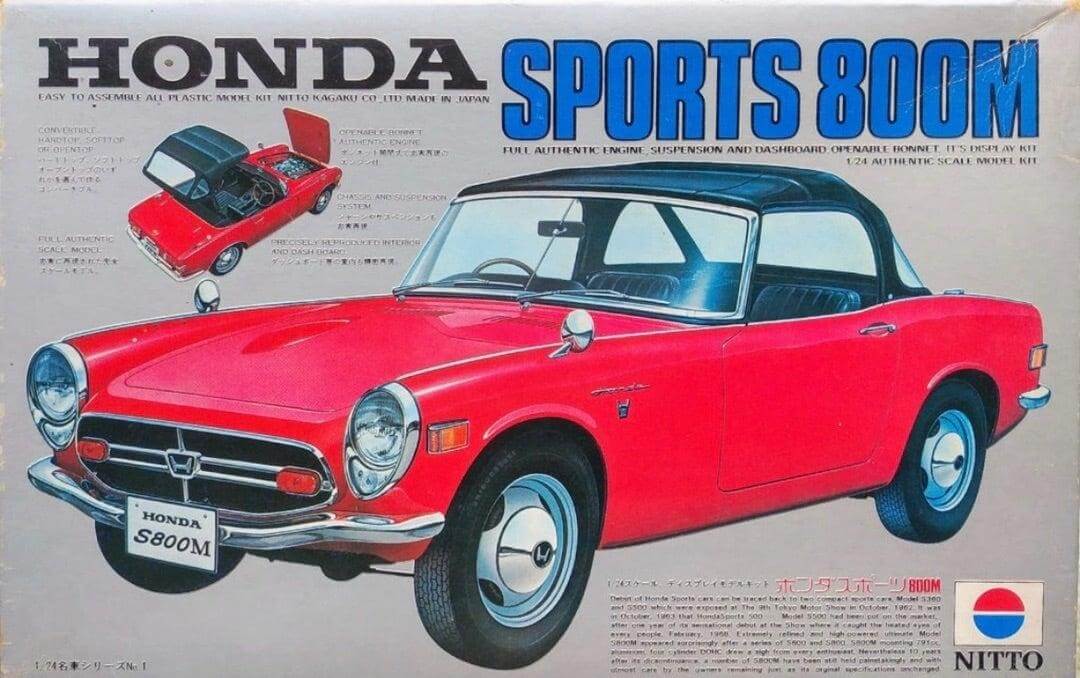 【1989年 日東科学教材㈱ 1/24】HONDA SPORTS 800M（ホンダ スポーツ 800M）画像4
