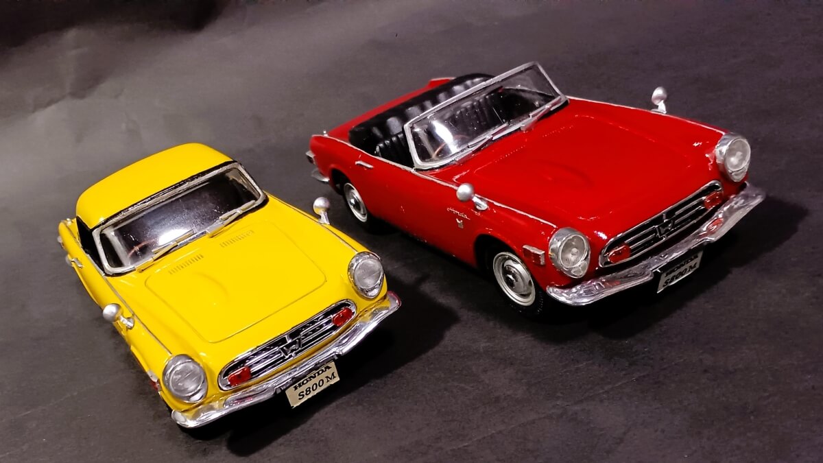 【1989日東科学教材㈱ 1/24】HONDA SPORTS 800M（ホンダ スポーツ 800M）画像1