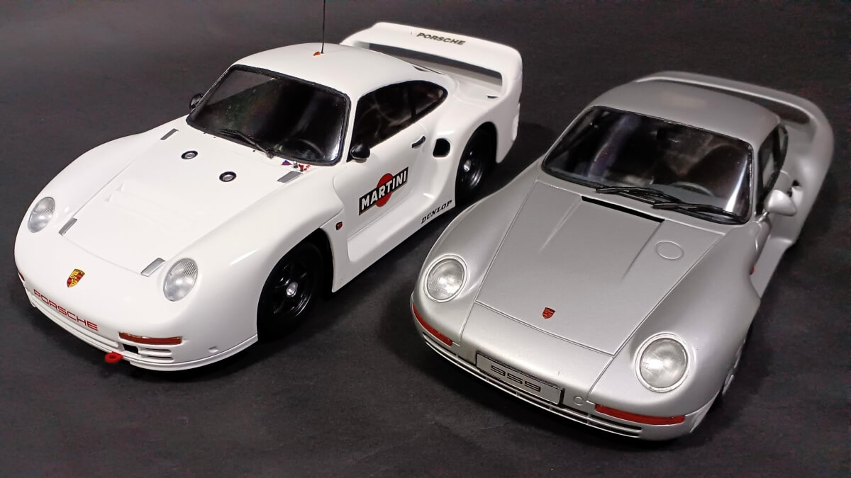 【1987年 ㈱タミヤ 1/24】PORSCHE 959、961（ポルシェ 959、961）画像3