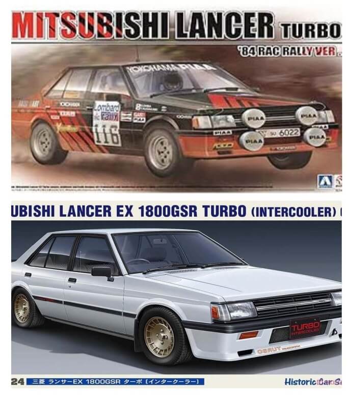 【2019年 ㈱ハセガワ、BEEMAX 1/24】MITSUBISHI LANCER EX（ミツビシ ランサー EX）画像4