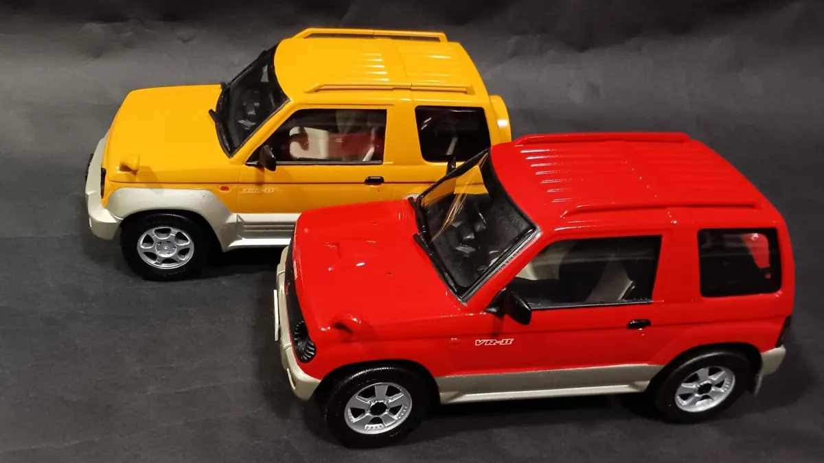 【1996・2011年 フジミ模型㈱】MITSUBISHI PAJERO junior・mini（三菱パジェロジュニア・ミニ）画像1