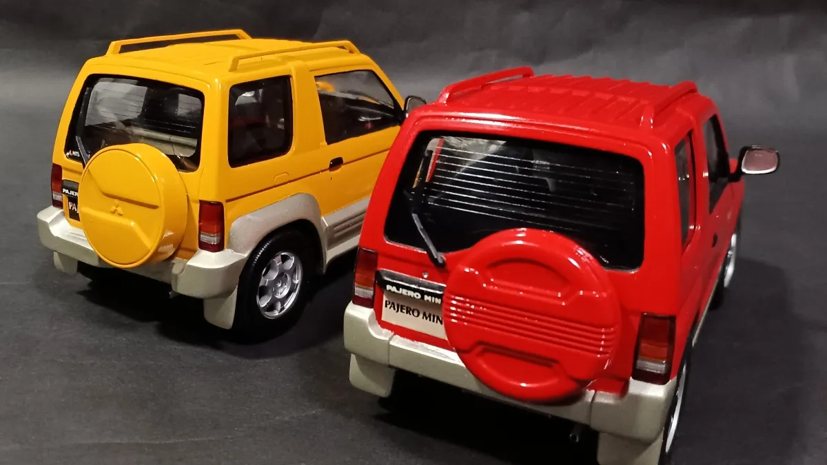 【1996・2011年 フジミ模型㈱】MITSUBISHI PAJERO junior・mini（三菱パジェロジュニア・ミニ）画像2