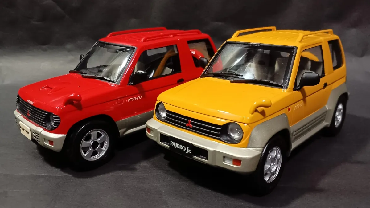 【1996・2011年 フジミ模型㈱】MITSUBISHI PAJERO junior・mini（三菱パジェロジュニア・ミニ）画像3