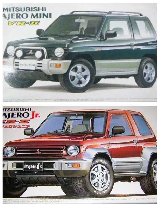 【1996・2011年 フジミ模型㈱】MITSUBISHI PAJERO junior・mini（三菱パジェロジュニア・ミニ）画像4