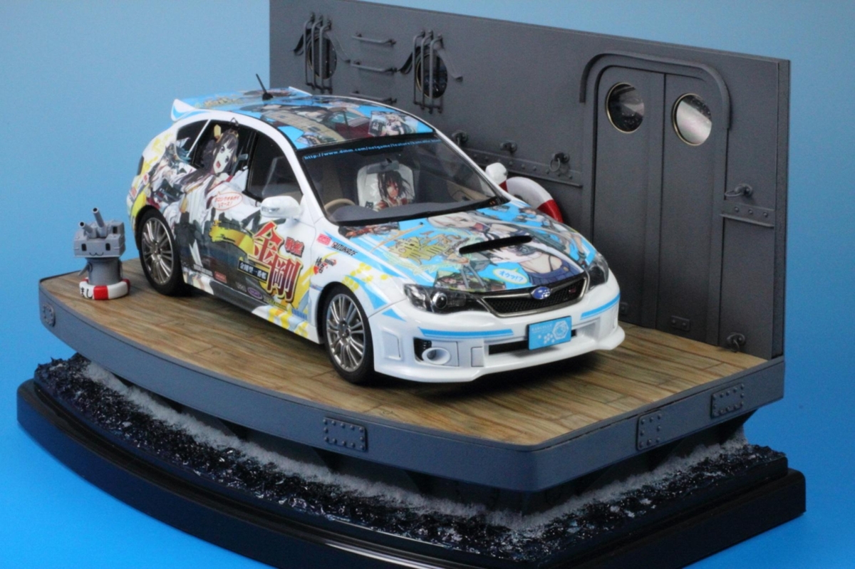 アオシマ 1/24 艦隊これくしょん GRBインプレッサWRX STI(痛車)画像1