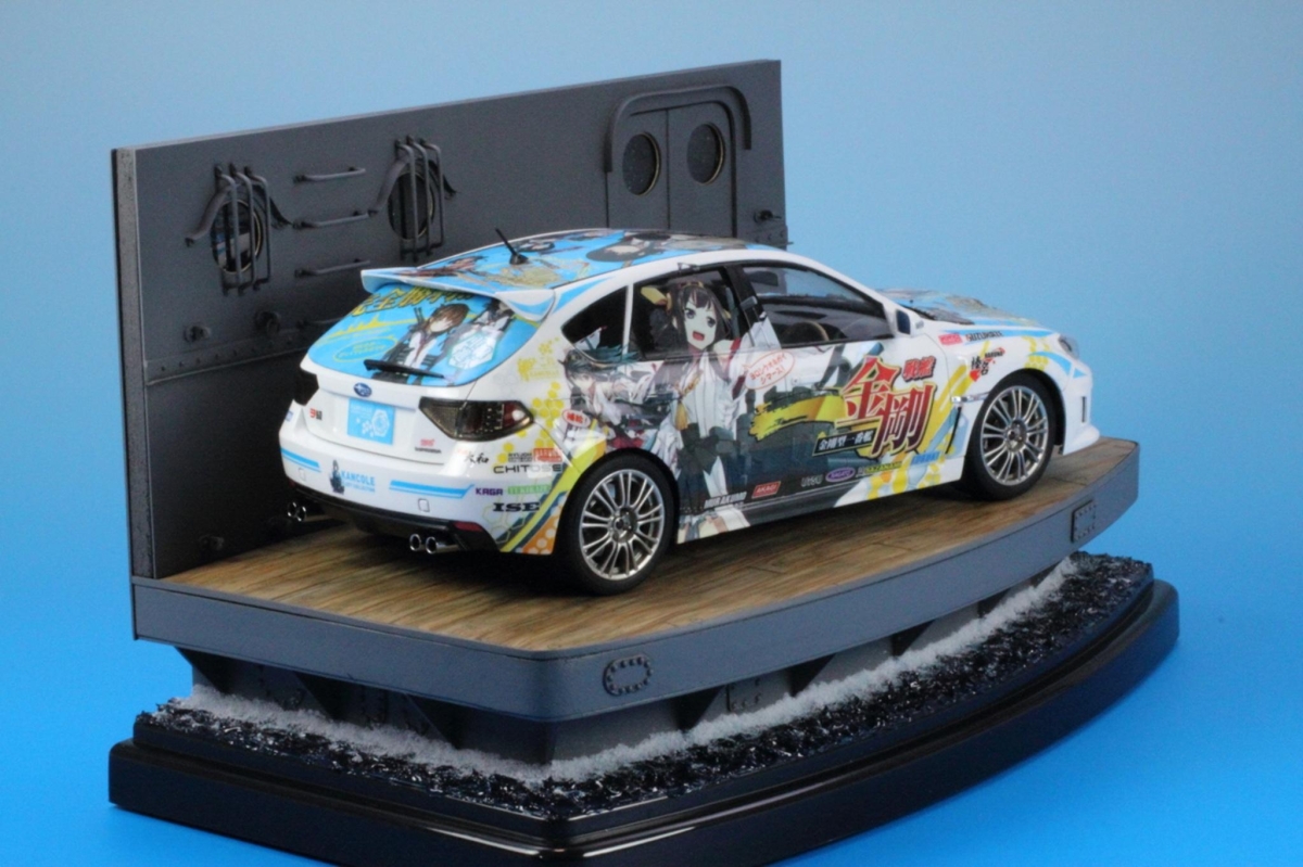 アオシマ 1/24 艦隊これくしょん GRBインプレッサWRX STI(痛車)画像2