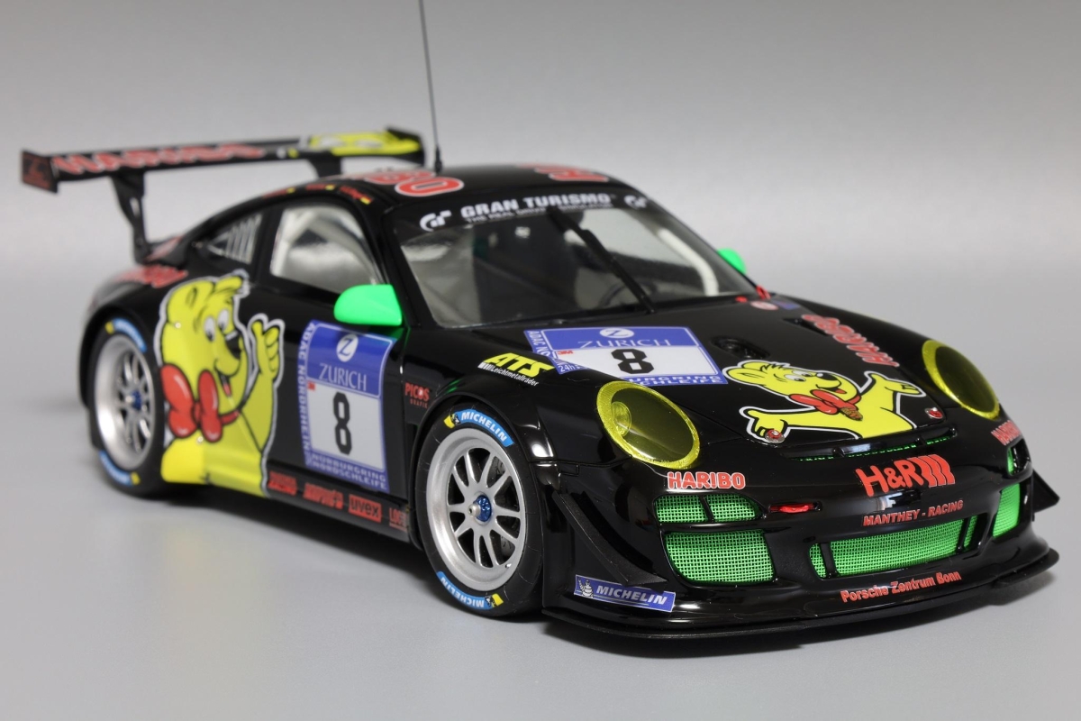 フジミ 1/24ポルシェ911 GT3R HARIBO 2013画像1