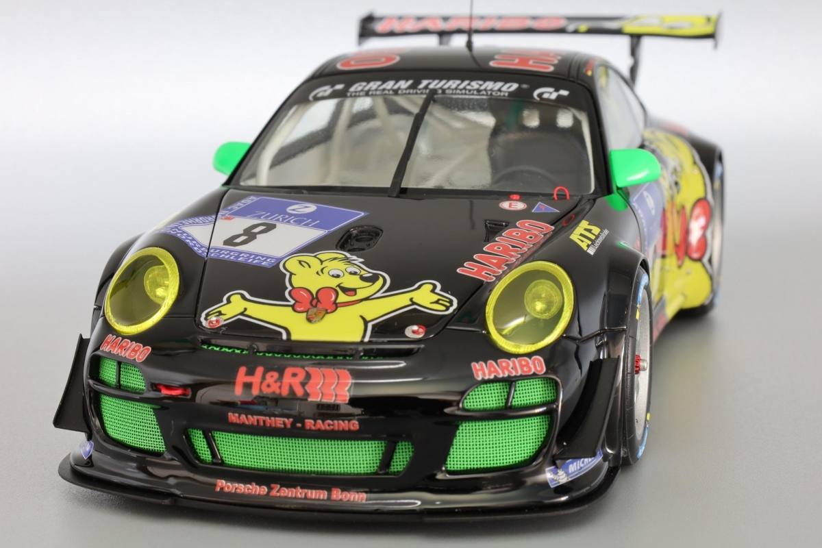 フジミ 1/24ポルシェ911 GT3R HARIBO 2013画像3