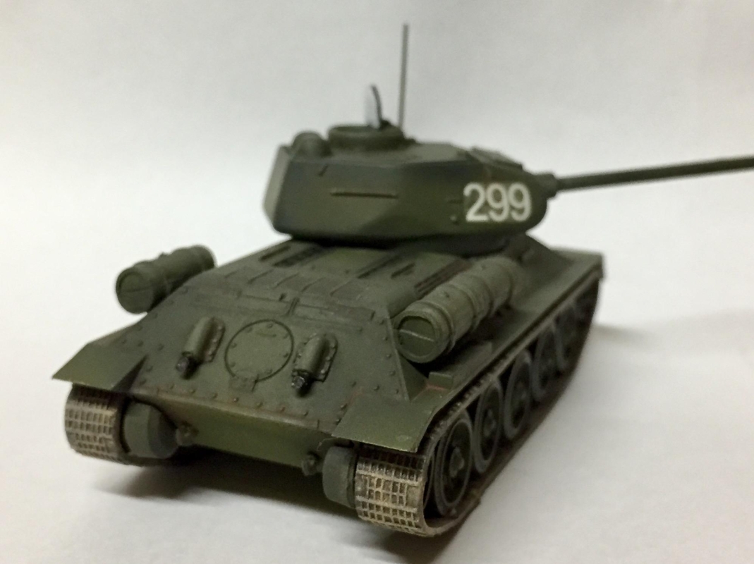 1/76 T34/85 フジミ画像4