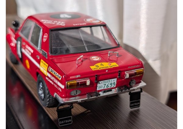 ハセガワ ブルーバード510SSSサファリラリー仕様画像4