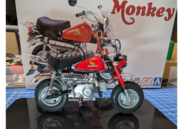 青島文化教材社(AOSHIMA) 1/12 ザ・バイクシリーズ No.68 ホンダ Z50J-1 モンキー画像5