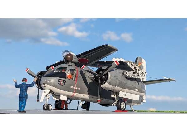 ハセガワ1/72  グラマン S2F1 トラッカー 海上自衛隊 第51航空隊512飛行隊4159号機画像4