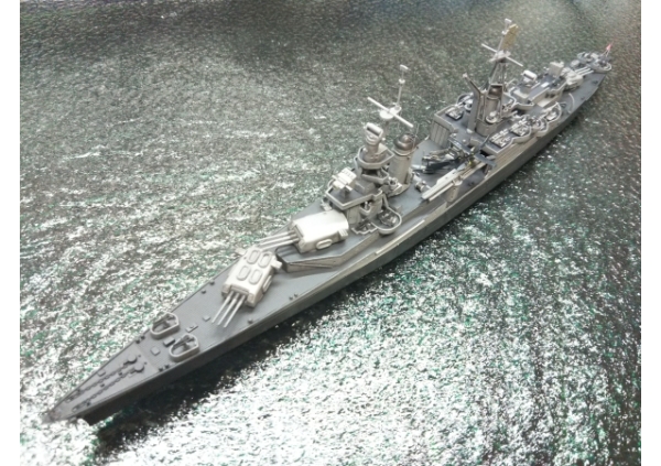 タミヤ 1/700 アメリカ海軍 重巡洋艦 「インディアナポリス」画像4