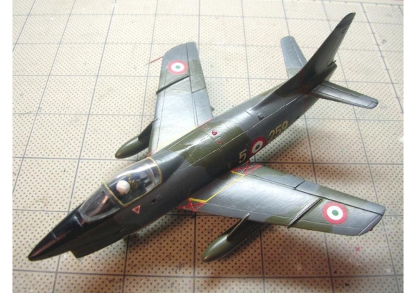 FIAT G.91R (AIRFIX 1/72) (May 2025, rebuild)