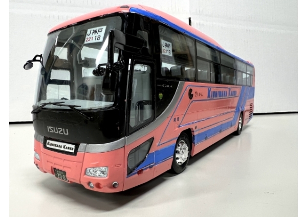 岸和田観光バス いすゞガーラ 1/32フジミ 観光バス画像1