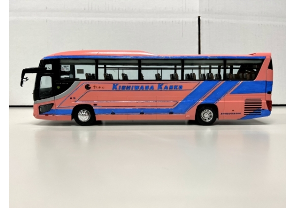 岸和田観光バス いすゞガーラ 1/32フジミ 観光バス画像2