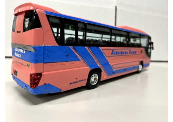 岸和田観光バス いすゞガーラ 1/32フジミ 観光バス画像4
