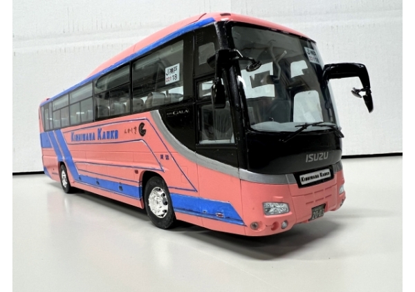 岸和田観光バス いすゞガーラ 1/32フジミ 観光バス画像5