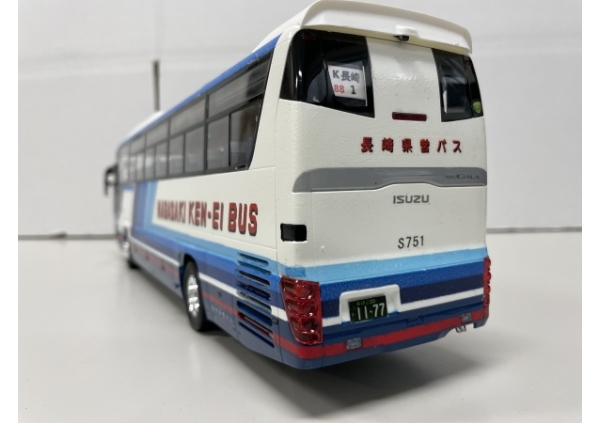 長崎県営バス フジミ1/32いすゞガーラ 観光バス画像3